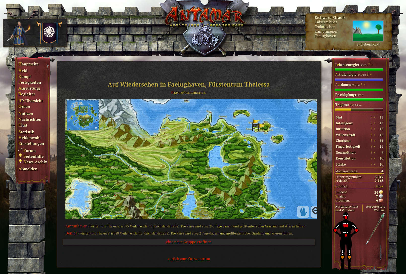 Das aktive Antamar MMORPG